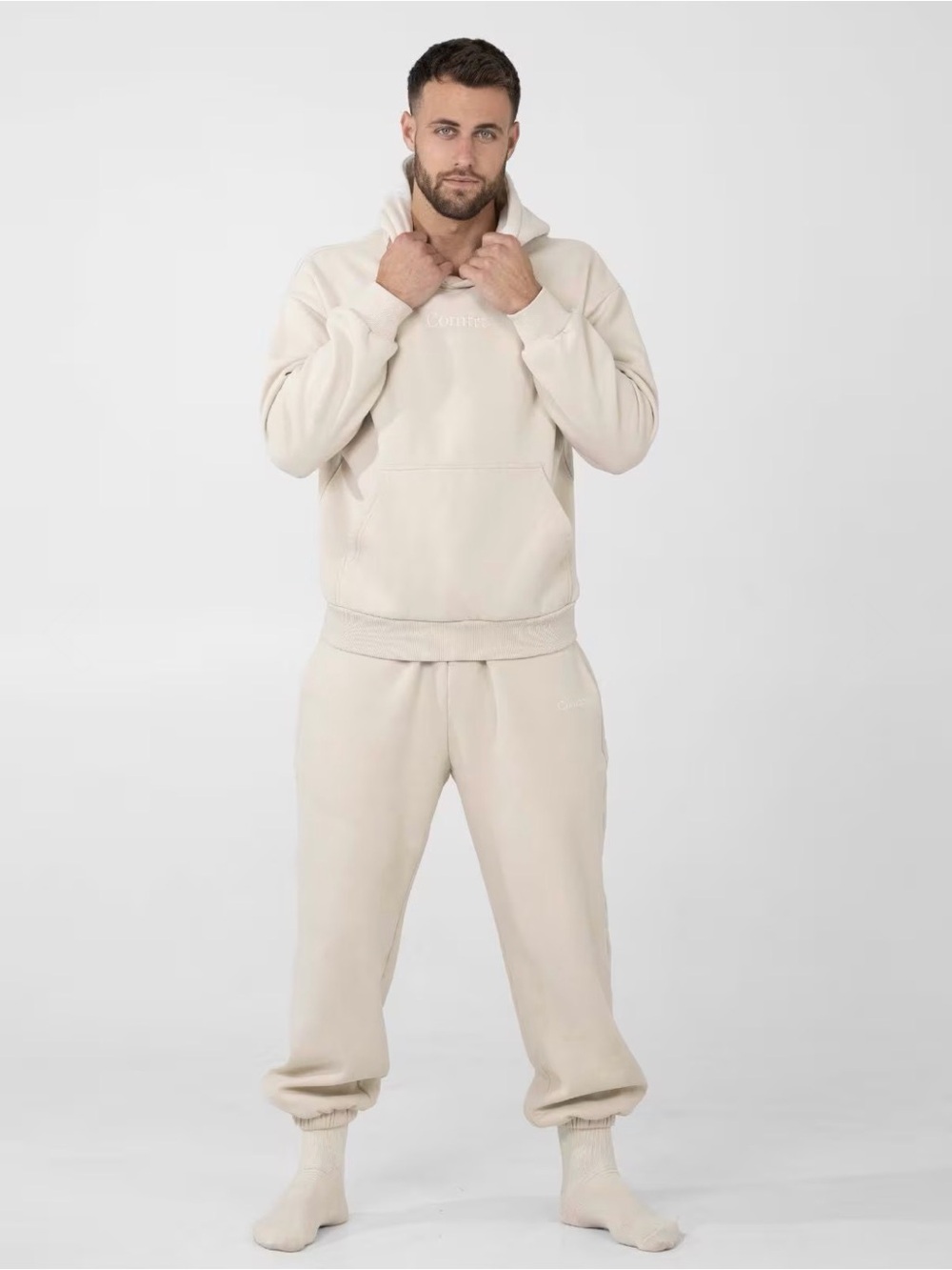 Confrt Unisex Signature Sweatpants - Bone